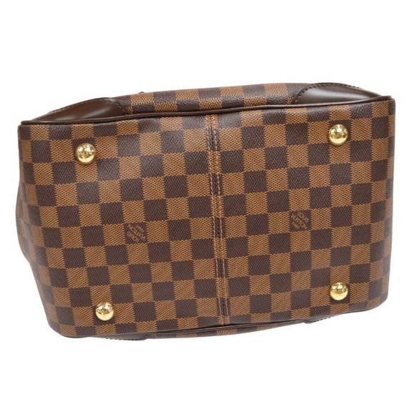 LOUIS VUITTON VERONA MM HAND BAG PURSE DAMIER EBENE - Picture 11 of 16